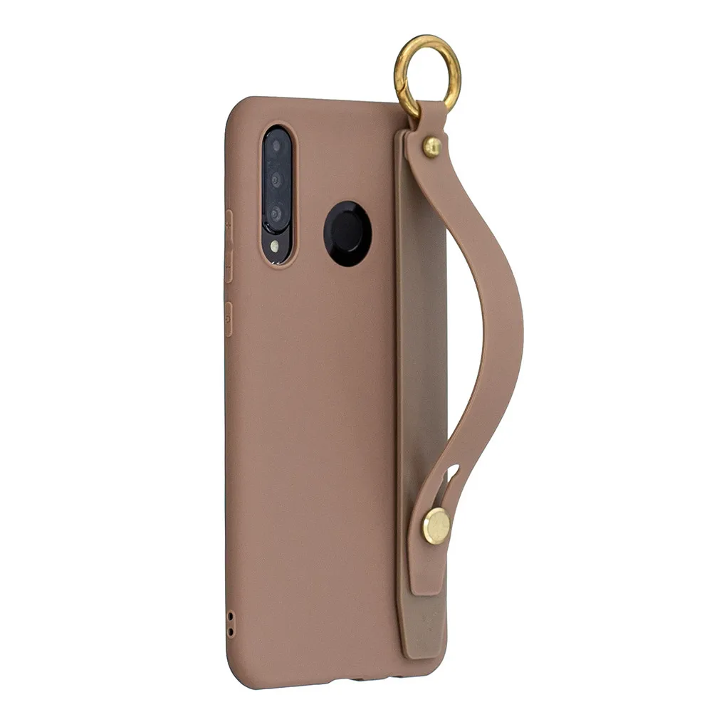 Силиконовый чехол для huawei P30 Lite мягкий из ТПУ ярких цветов Coque P10 P20 Pro с повязка на