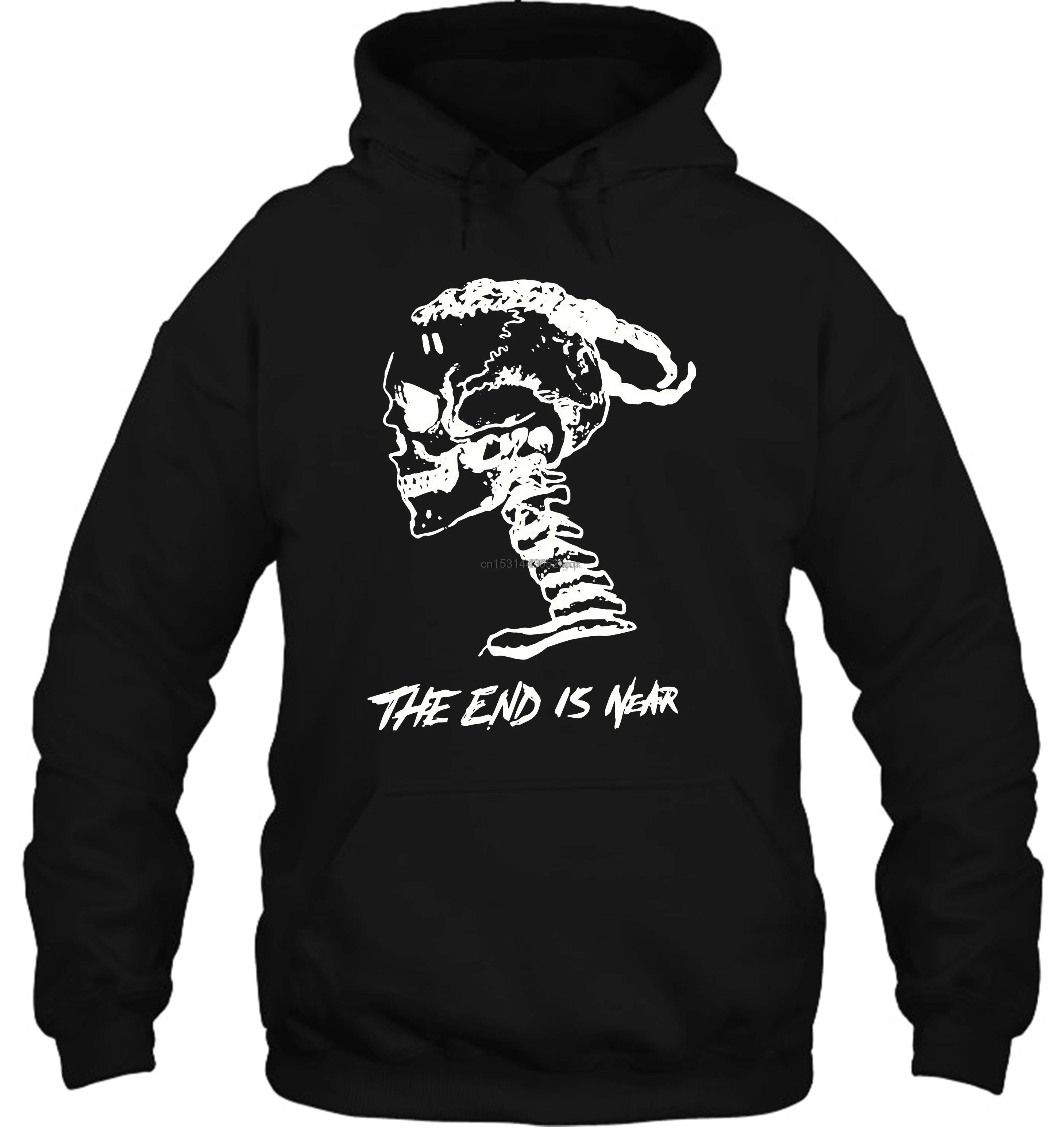 Мужская толстовка с капюшоном XXXTentacion The End Is возле Мужчин Черная месть плохая