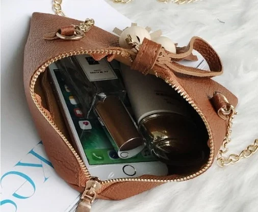 4 цвета повседневные сумки для телефона маленькая сумка на цепочке с кисточкой