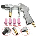 Пескоструйный Аппарат с сифоном, металлический керамический наконечник сопла, пневматический абразивный Пескоструйный инструмент, дропшиппинг