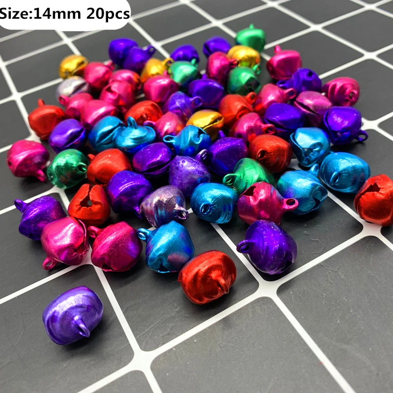 6 мм 100 шт. колокольчики алюминиевый свободные бусины для фестиваля вечерние