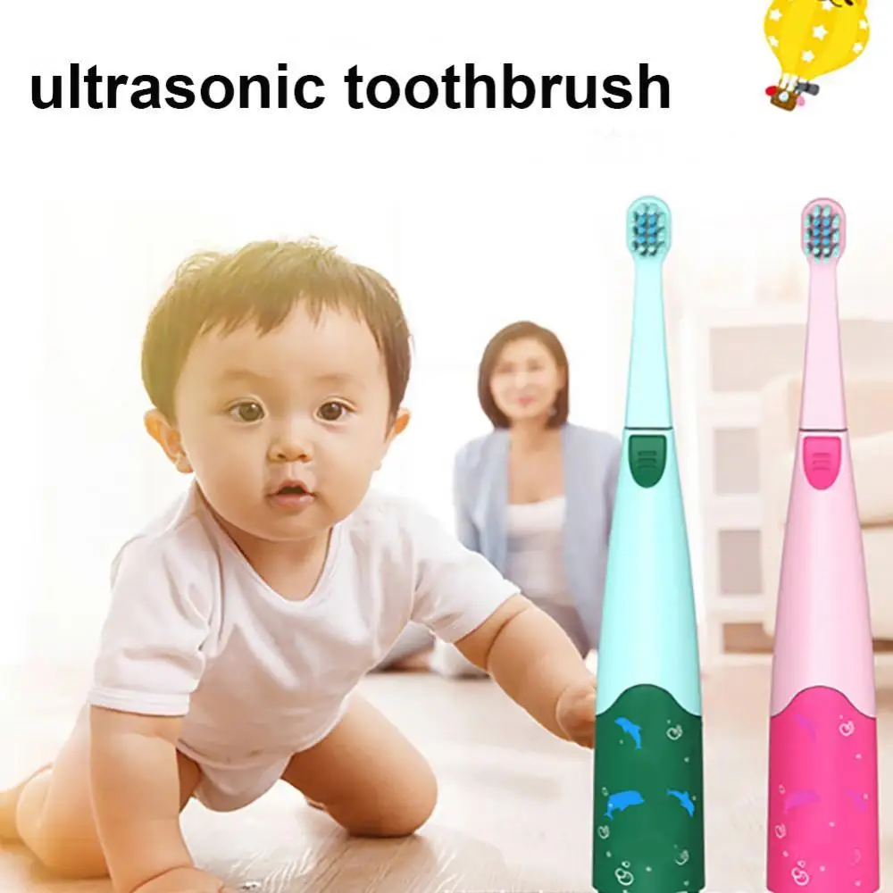 

Oral Care Electric Toothbrush Kids Waterproof Sonic Vibration Gums Care Oral Cleaning Electric Toothbrush Tooth Cleaner Brushes