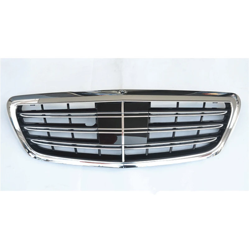 

For Mercedes-Benz S-Class W222 AMG S65 S300 S400 S500L Car styling Middle grille ABS grille vertical bar Not For Distronic