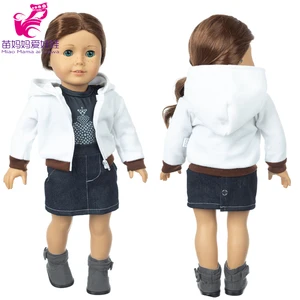 18 Inch American OG Girl Doll Clothes Coat 40 Cm Baby Doll Skirt Outfits Children Girl Gifts