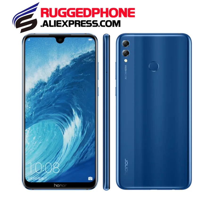 Смартфон HONOR 8X Max 6 ГБ 128 7 12 дюймов большой экран 5000 мАч большая батарея Snapdragon 660