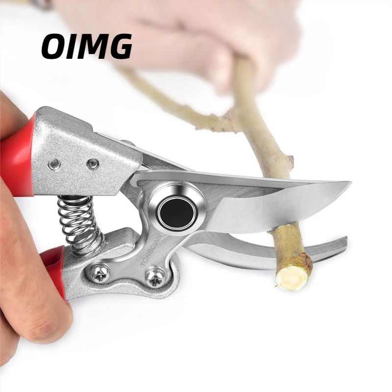 

OIMG Garden Hand Pruner withSK5 Steel Blades Pruning Shear Garden Cutting Tools for Tree Trimmers Orchard Shears