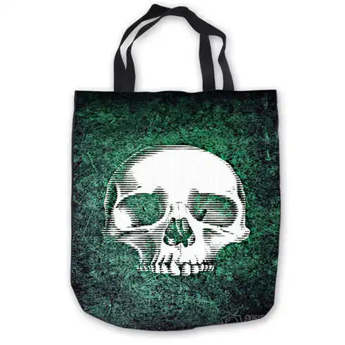 Пользовательские холст темно-готический череп (1) ToteBags ручные сумки сумка для