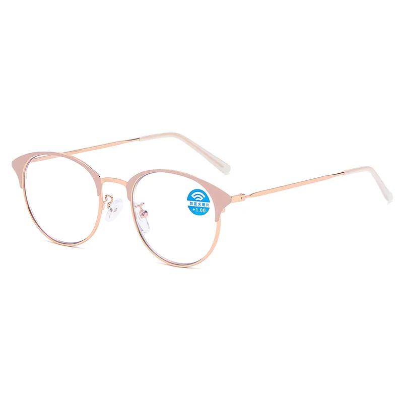 Очки для чтения унисекс Zilead круглые металлические очки дальнозоркости в стиле