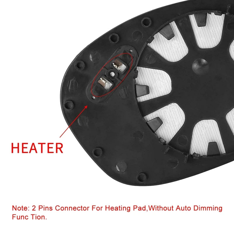 Зеркало заднего вида со стороны водителя Синее Крыло стекло с подогревом для-BMW 1 3