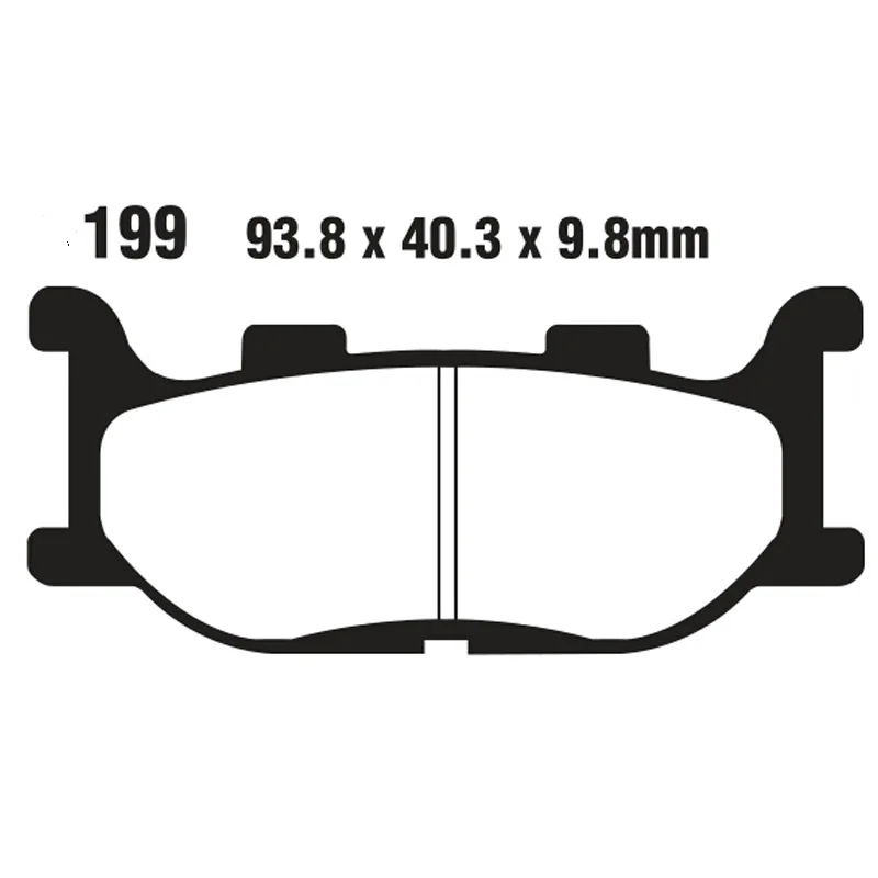 199 мотоциклетные тормозные колодки для YAMAHA TDR125 XV125 XV250 XV1100 VIRAGO TZR150 XJR400 AD200 FZ6 Fazer XVS250