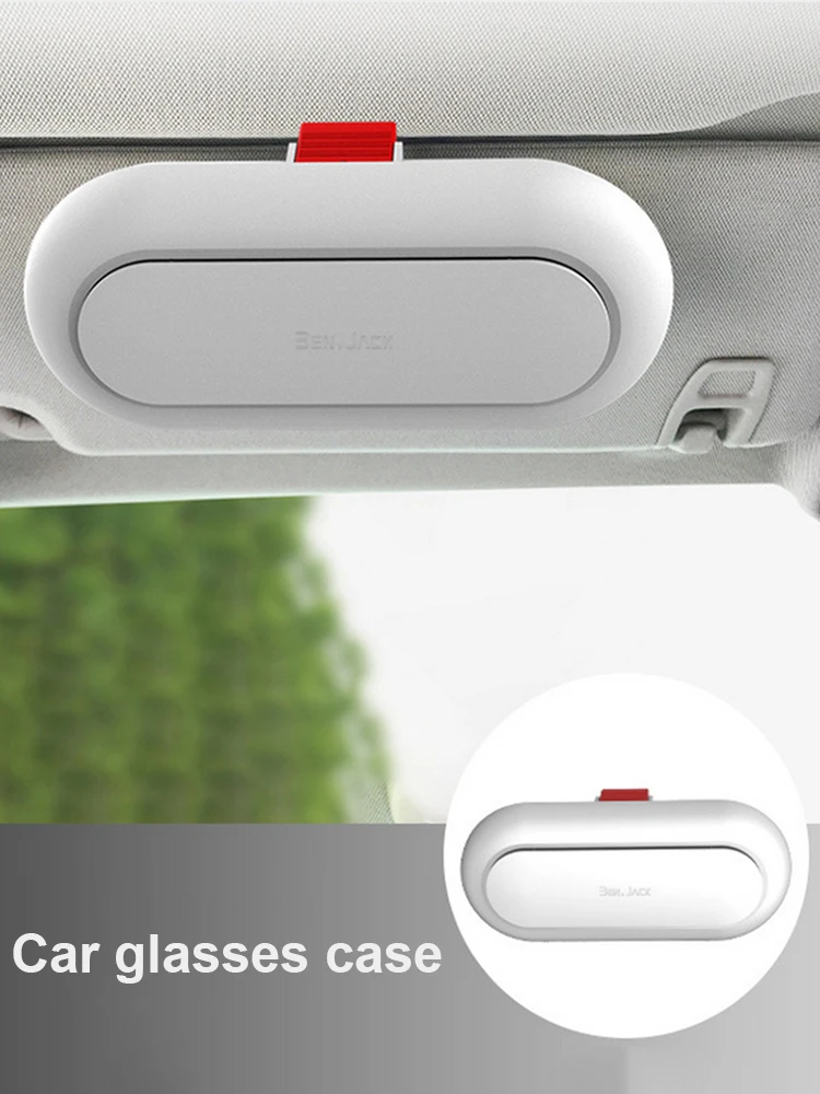 

Multi-function Car Glasses Holder Case Sunglass Holder Sun Glasses Box Bill Card Atuo Car Accessories Interior Roof boxs