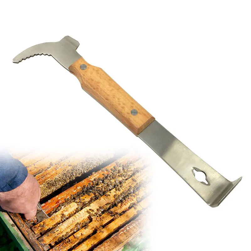 Инструмент для пчеловодства подъемник рамы скребок пчел многофункциональный