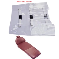 clear plastic dental chair cushion foot mat pad dental seat unit dustproof cover protector with elastic bands clinic supply