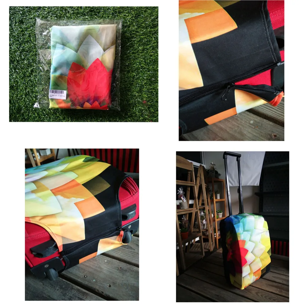 Эластичный Защитный чехол для чемодана с принтом Ловец снов 18-32 дюйма | Багаж и