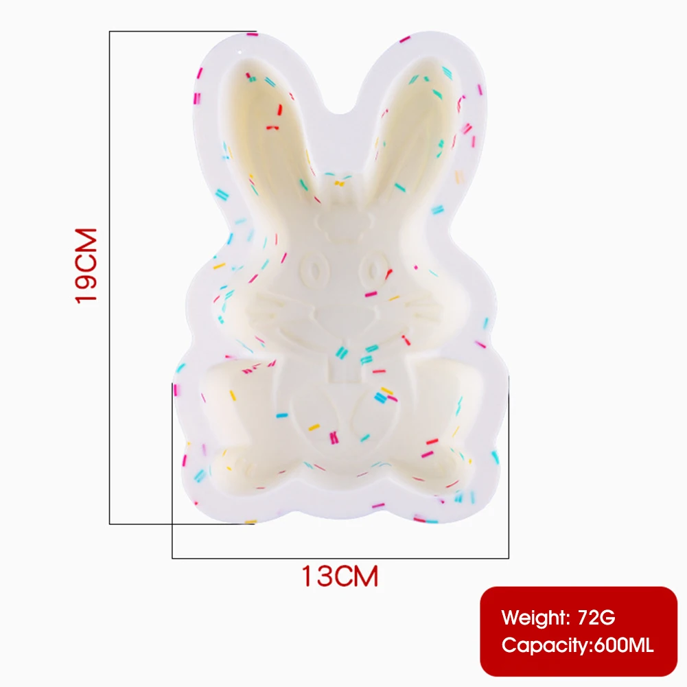 

Egg Rabbit Shape Silicone Mold Cake Baking Decorating Tools Easter Tool Non Stick Candy Silicone Pastry Mold Baking Accessories