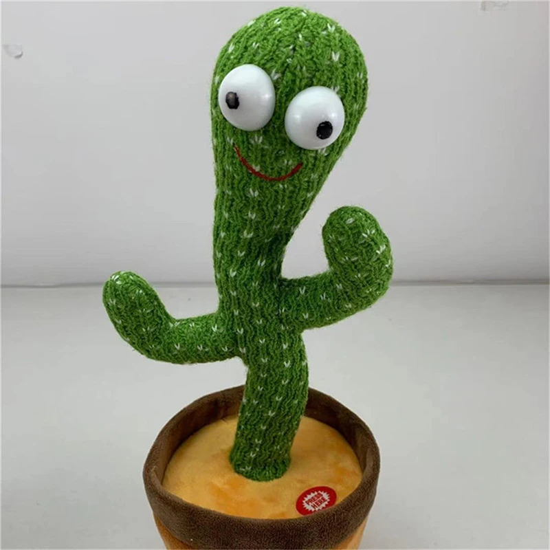 Танцевальный Автомобиль С КАКТУСОМ на батарейках украшение для приборной панели