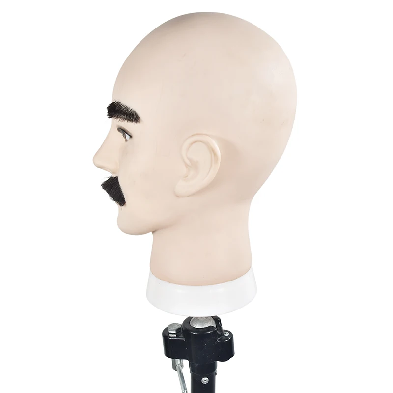 Манекен-голова из мягкого ПВХ для макияжа с манекена тренировки бороды мужской