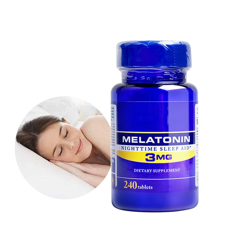 

Super Strength Rapid Release Melatonin 3mg *240tabs /bottle Nighttime Simulation Help Improve Sleep quality Aid