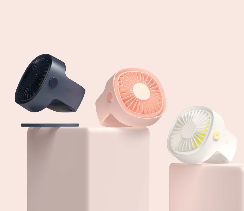 Xiaomi Mijia Cafele Портативный USB мини вентилятор клип Настольный вентилятор бесшумный 3 Скорость вентиляторы общежитии прикроватные настольные управления вентилятора
