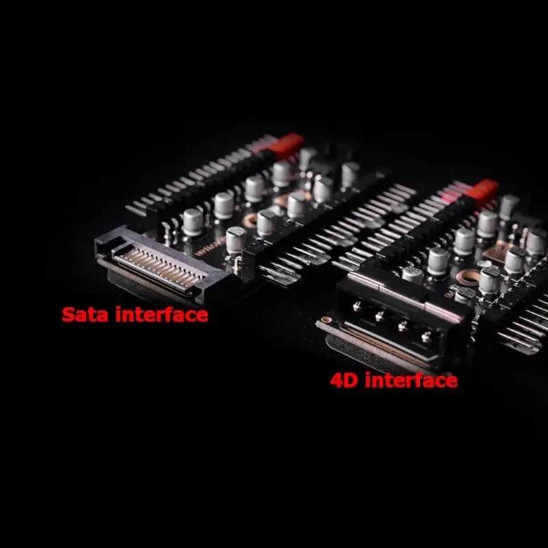 Материнская плата 1-10 4-контактный PWM кулер вентилятор хаб сплиттер Удлинительный