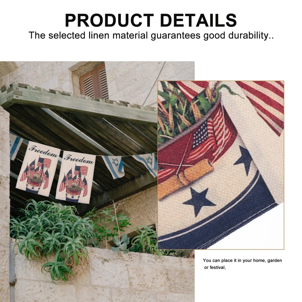 

Independence Day Yard Banner Practical Garden Flag Adornment Garden Yard Decor