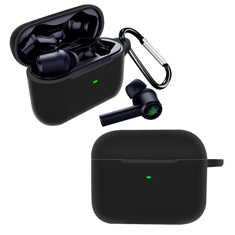 Мягкий силиконовый защитный чехол для Razer hammer Head True Wireless Pro водонепроницаемый