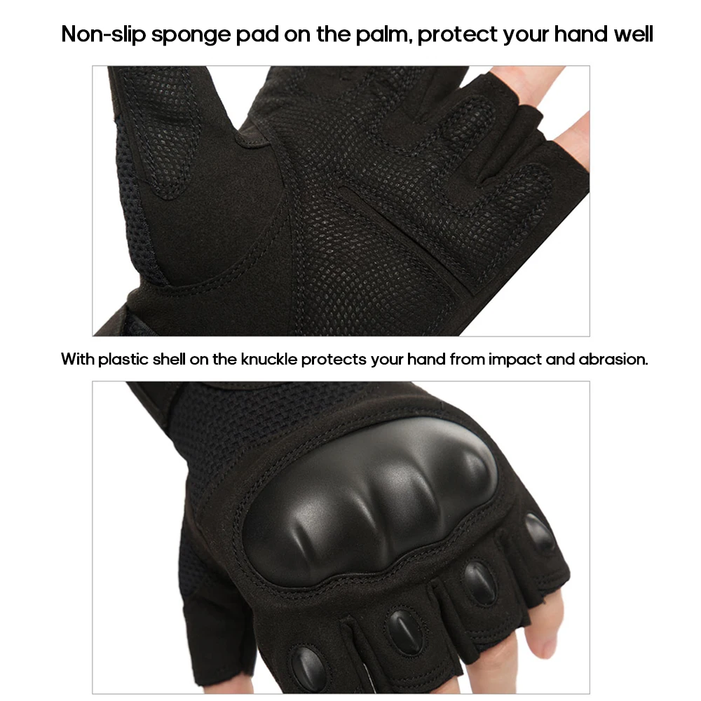 1 пара наружных перчаток перчатки с полупальцами Нескользящие износостойкие для