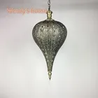 Юго-Восточная Азия Ретро экзотическая спальня ресторан кафе бар отеля полые резные люстры лампы