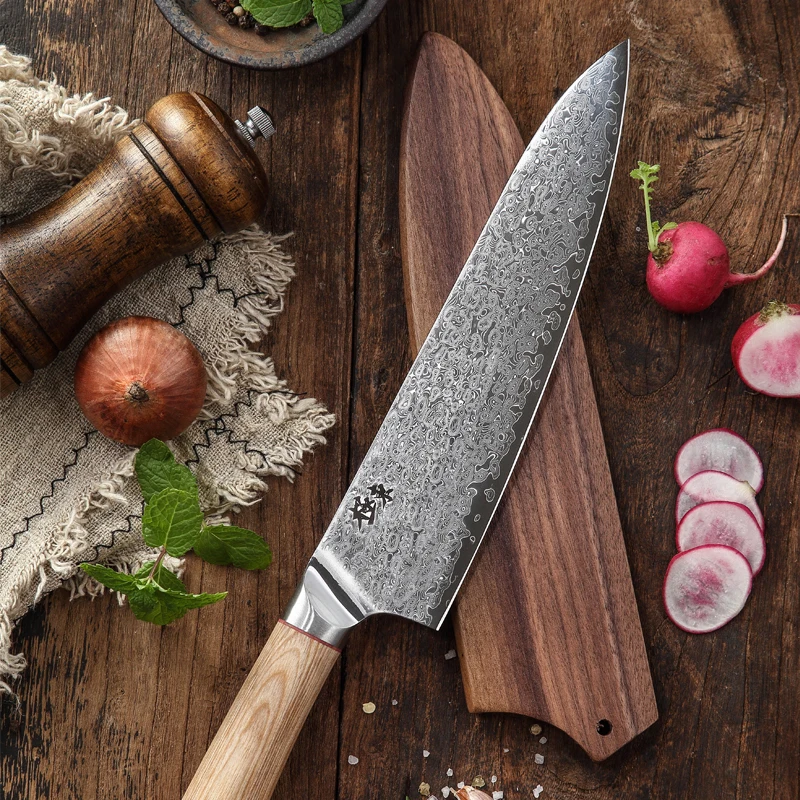67 слойный стальной VG10 дамасский кухонный нож шеф повара ножи Gyuto Santoku мясницкий
