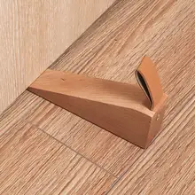 Door Stop Practical Triangular Wedges Sturdy Wooden Door Stopper For Store Dorm Door Stopper Floor Door Stoppers Kitchen Home 