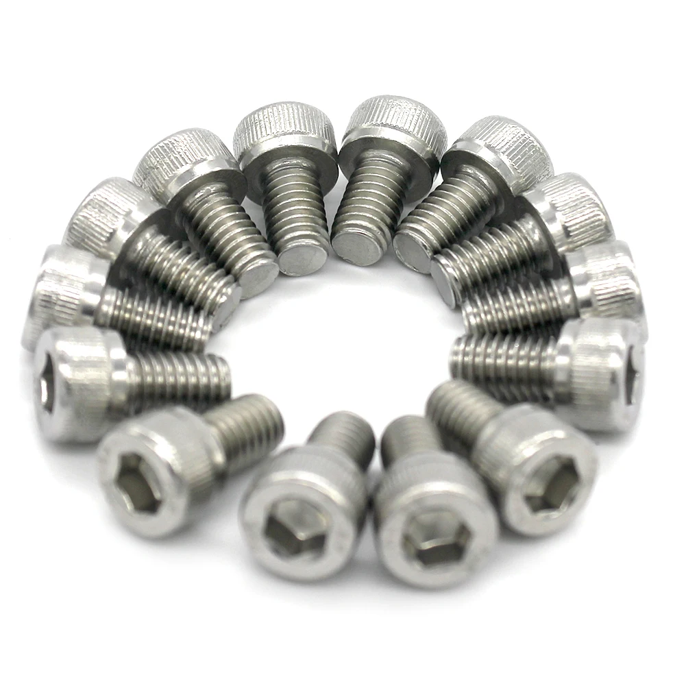 M3 M4 M5 M6 Screw Bolt A2 Stainless Steel Screws Socket Cap Hex Head Fasteners Vis Din912 Metric Allen Machine Furniture Bolts