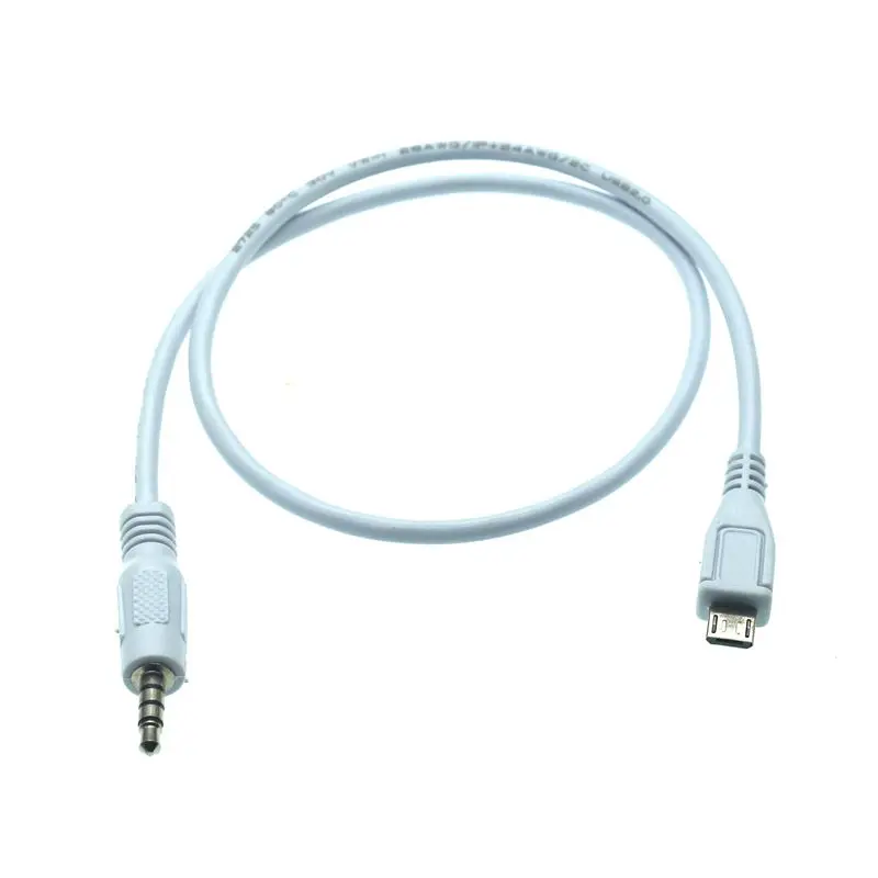Аудиокабель Mini USB-3 5 мм с 5-контактным разъемом USB B на 3 Aux штекер аудиосигнала |