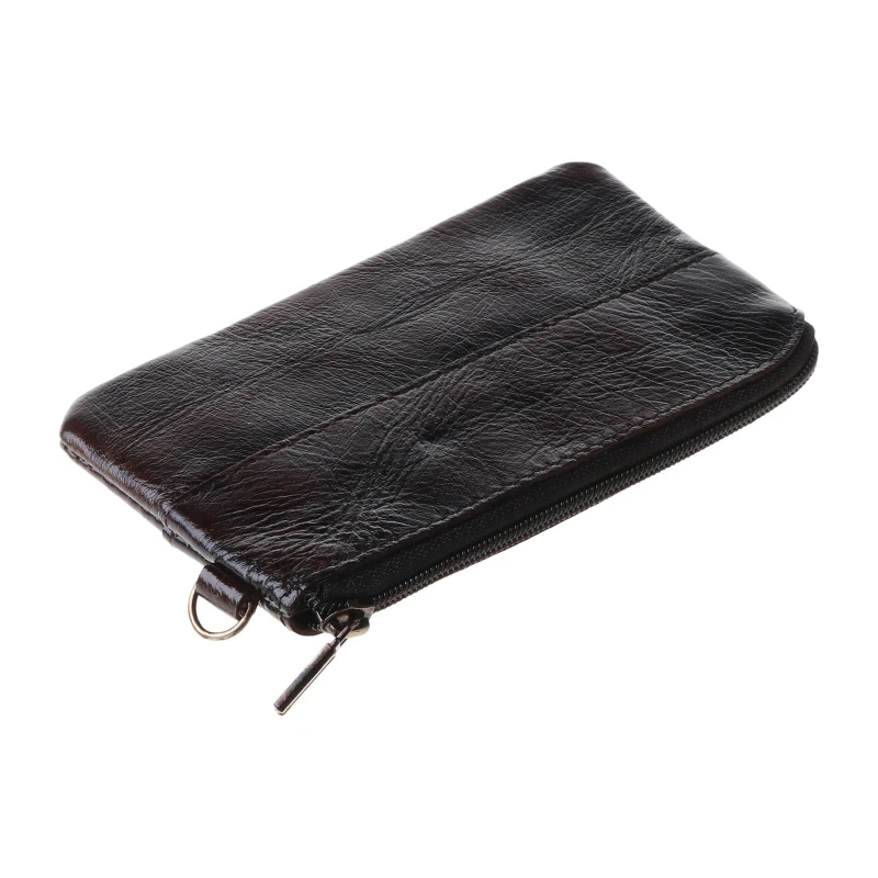 

Fashion Women Men Leather Coin Purse Card Wallet Clutch Zipper Small Change Bag