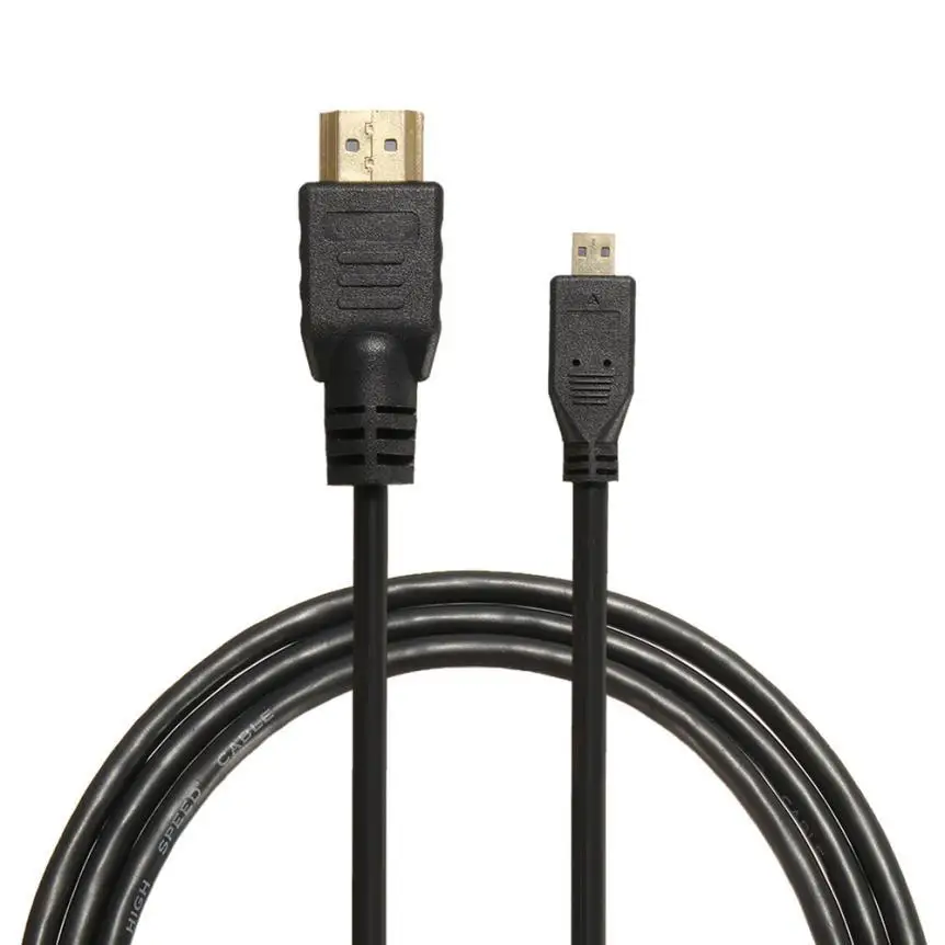 MeterMall микро HDMI в 1080p кабель ТВ AV адаптер 6 футов 1 8 м Мобильные Телефоны Планшеты HD