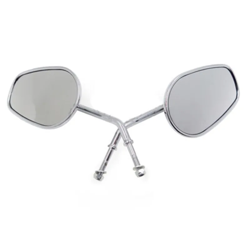Motorcycle Chrome /Black 8mm Oval Rear View Side Mirrors Street bike For Harley Dyna Electra Glide Fatboy Road Touring | Автомобили и