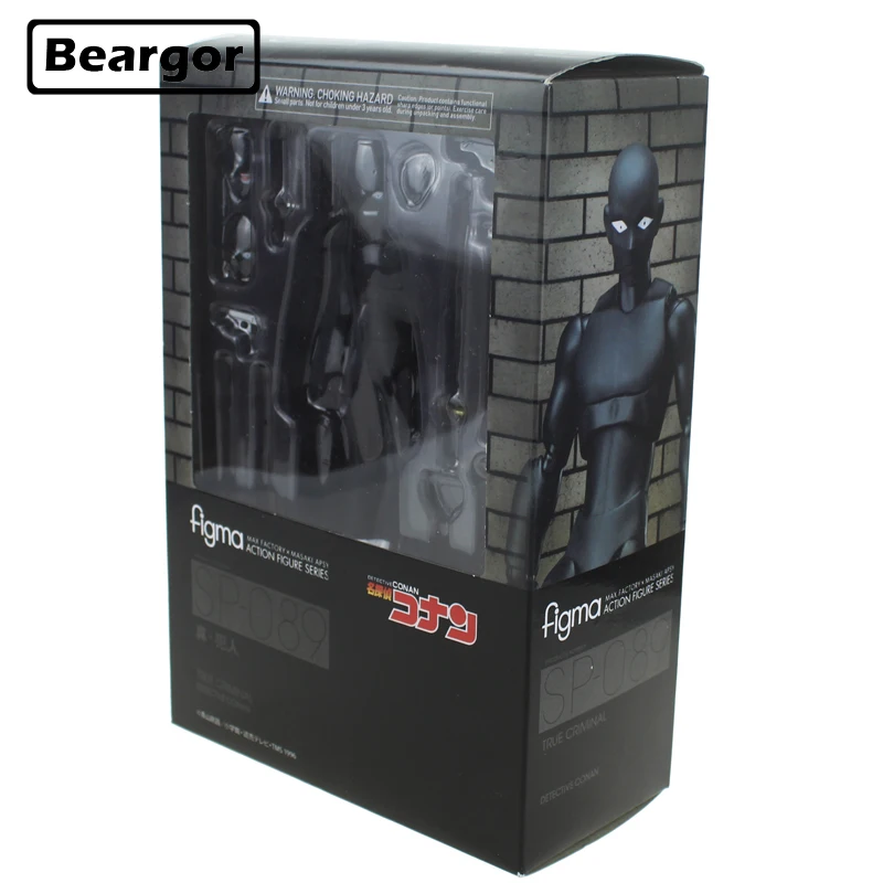 6 &quotдетектива Конан аниме настоящий человек паук черный Figma SP 089 в коробке 14 см ПВХ