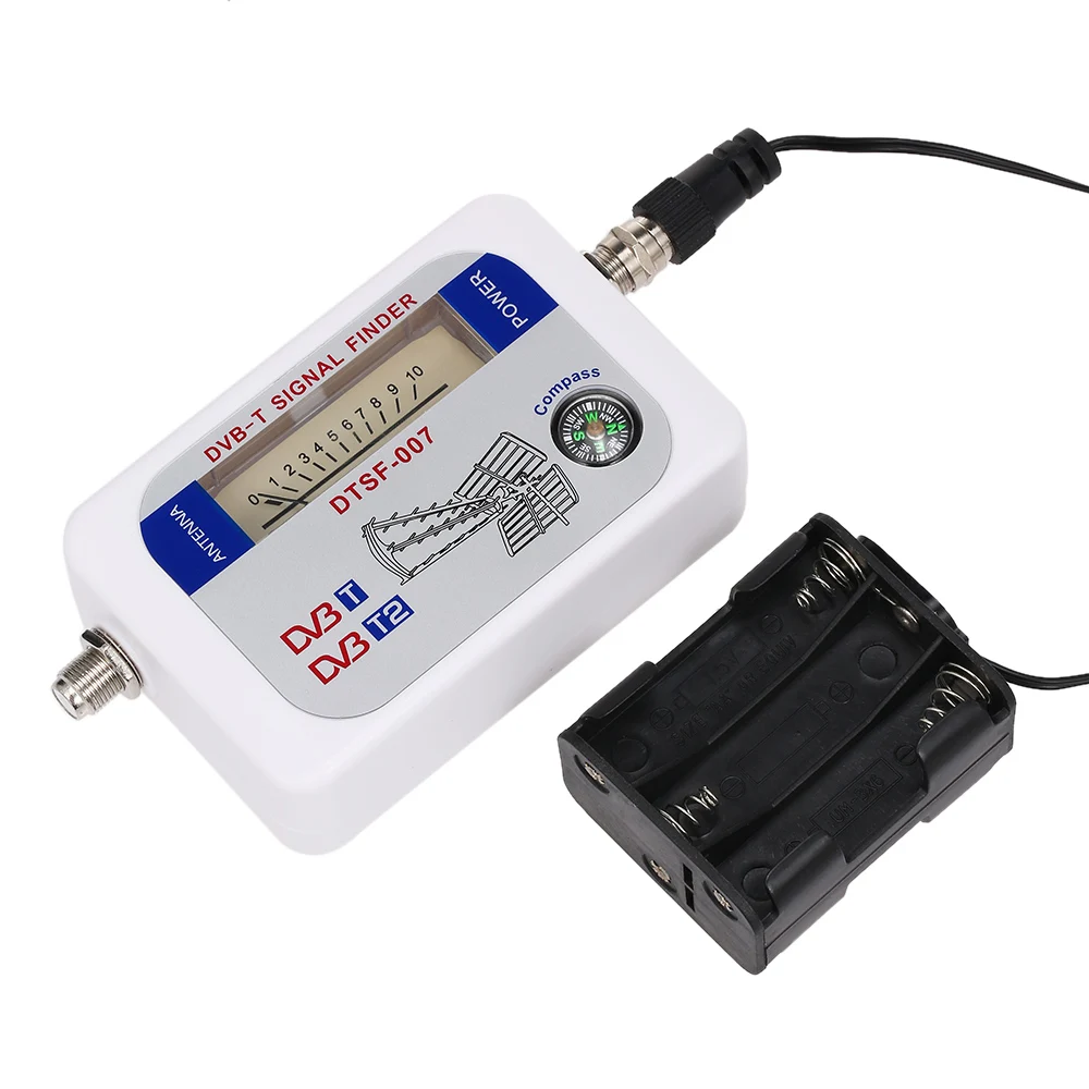 Цифровой видоискатель спутникового сигнала приемник для DVB T T2 ТВ с компасом