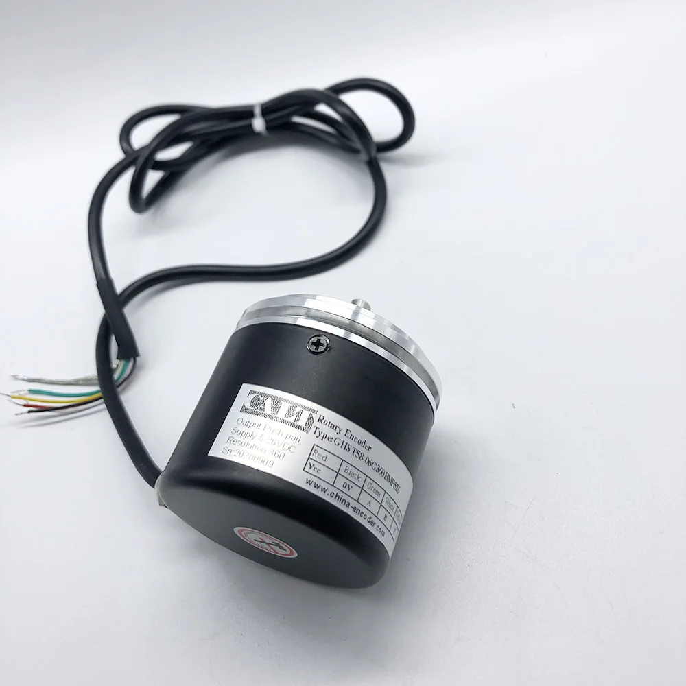 GHST58 фланец 6 мм сплошной вал линии драйвер выход A B Z signal 5V инкрементный поворотный