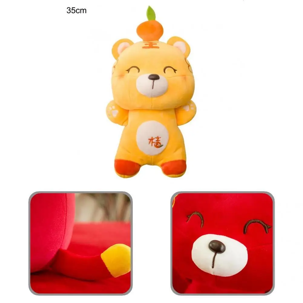 

Plushies Toys Washable Tiger Mascot Stuffed Plush Toy Festival Gift