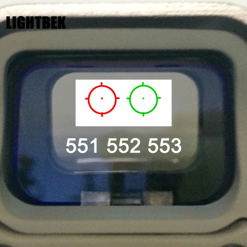 

metal 551 552 553 Red Green Dot Holographic Sight Scope Hunting Red Dot Reflex Sight Riflescope With 20mm Mount For Airsoft Gun