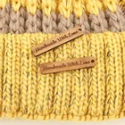 Пользовательские этикетки, имя, Colorfast, деревянные Этикетки, персонализированные этикетки, вязаные этикетки, индивидуальное имя, ручная работа, деловое имя (WD2234)