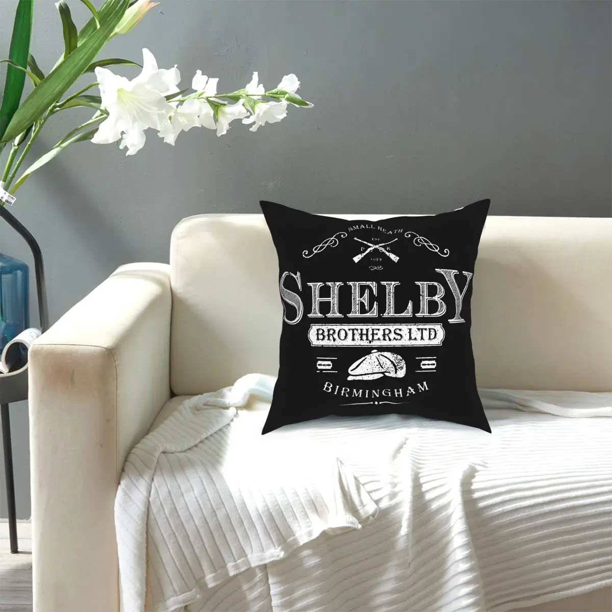 

Peaky Blinders Shelby Brothers Pillow Cover Decoration TV Series Cushion Cover Throw Pillow for Home Double-sided Printing