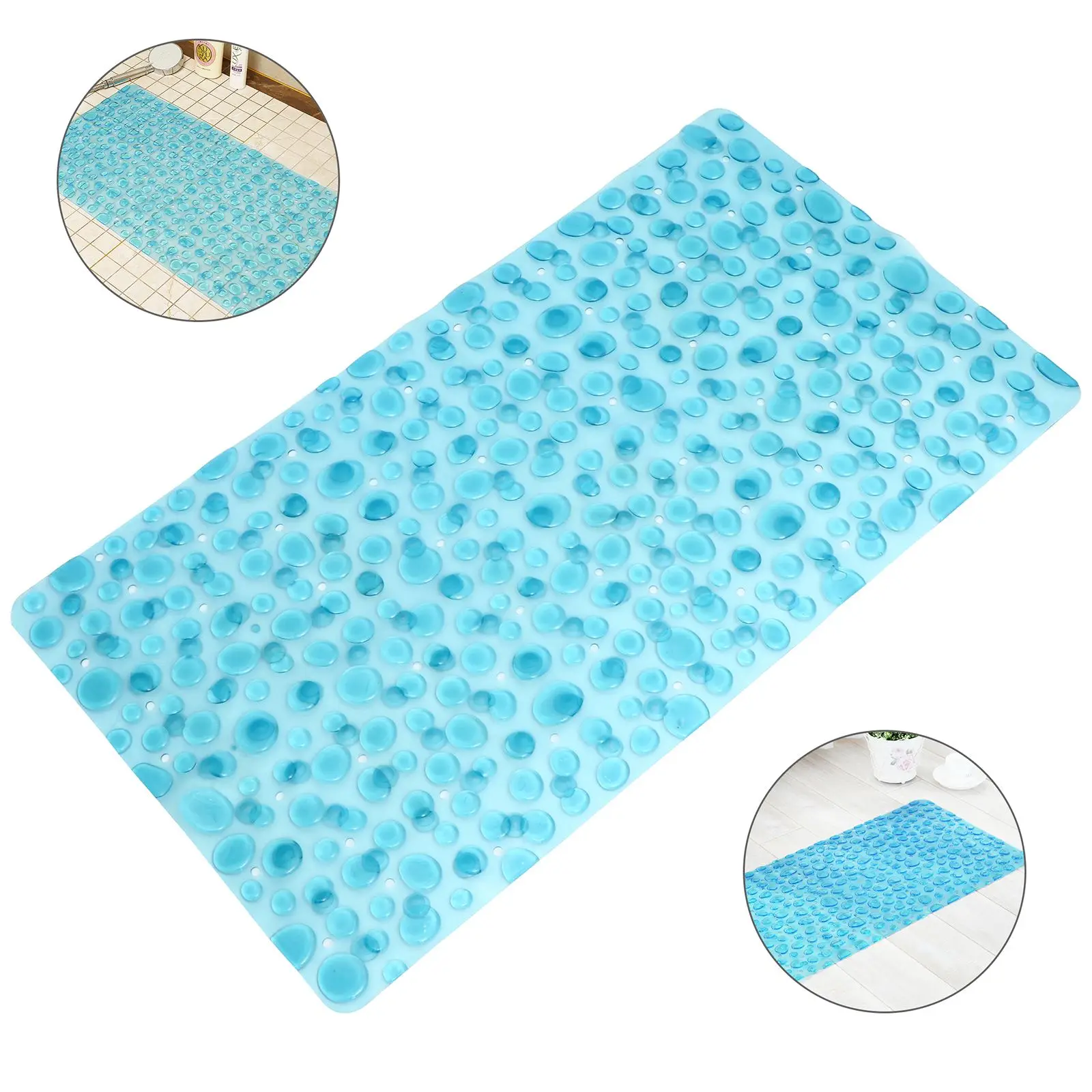 

1pc PVC Massage Imitation Pebbles Floor Mat Bathroom Shower Mat for Home Bathroom