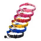 Регулируемый ошейник для кошек, милый нейлоновый ошейник с принтом в виде рыбьей кости для домашних питомцев, щенков, собак, котят, простой удобный ошейник для домашних животных, 1 шт.