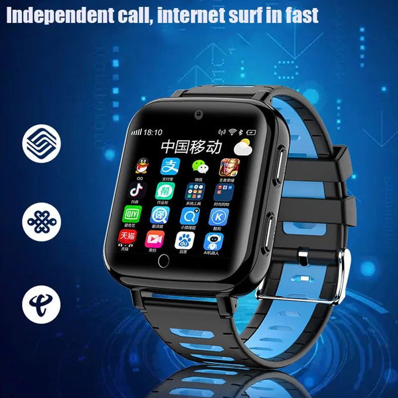 4G Смарт часы камера gps Wi-Fi ребенок студент Whatsapp Google Play Smartwatch видео вызов монитор трекер местоположение телефон часы