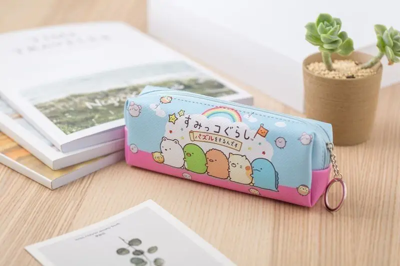 1 шт. милый пенал Sumikko gurashi для школы Большой Вместительный чехол карандашей