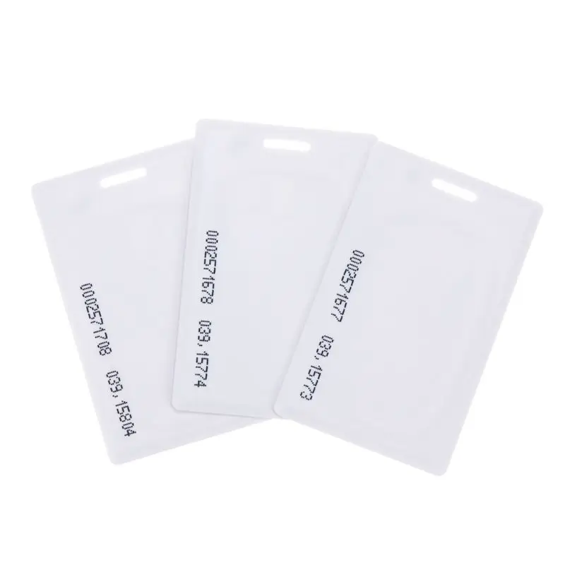 

10Pcs/Set 13.56MHZ Contactless White PVC Card High Frequency IC Cards RFID Key Tag Access Control Attendance NFC Card