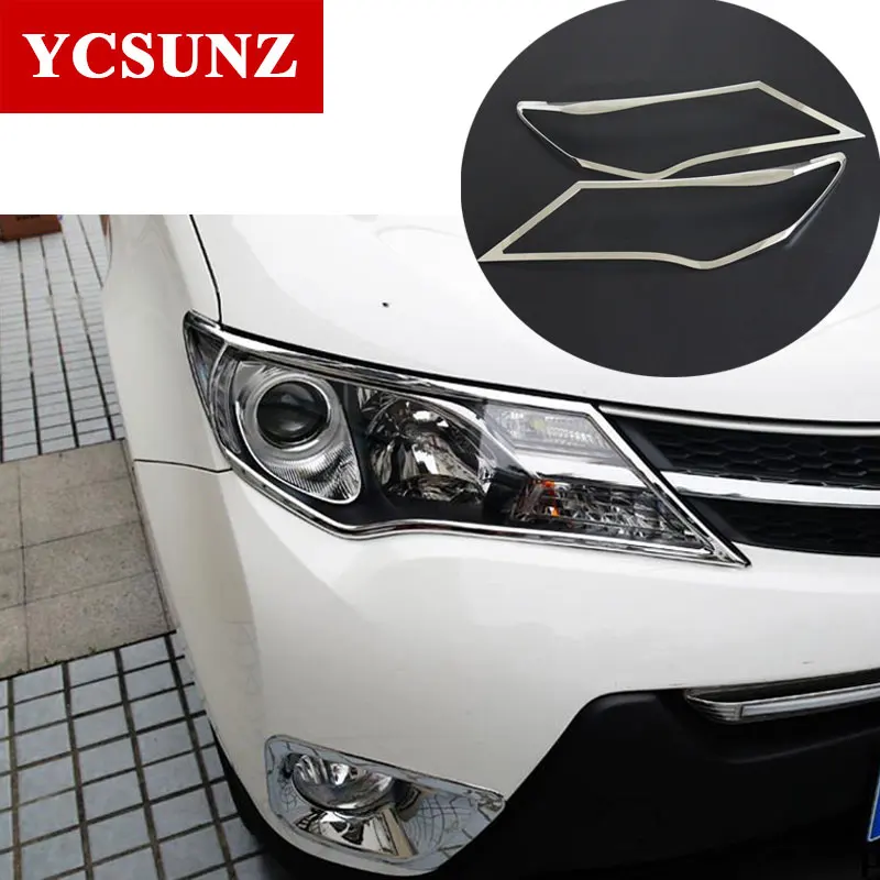 Крышка для передних фар из АБС пластика toyota rav4 2013 2014 2015 аксессуары запчасти Ycsunz|for
