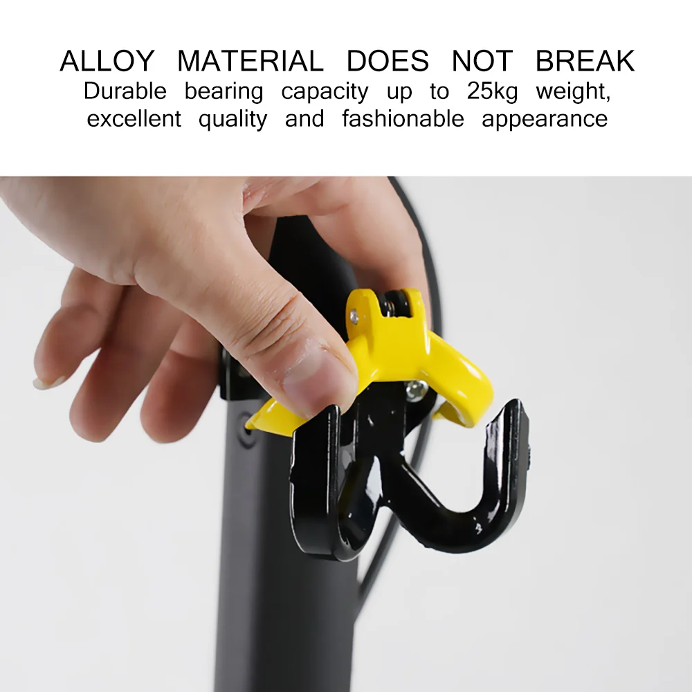

Scooter Hook Hanger Front Hook Hanger Electric Scooter Hook Aluminum Helmet Bag Scooter Handlebar Hook Scooter Bag Luggage Hook