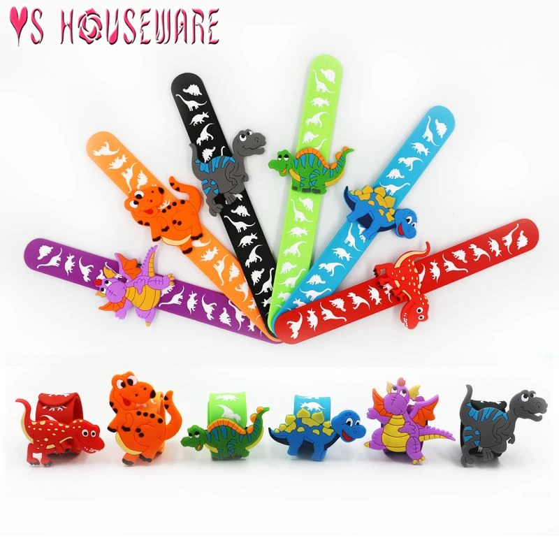 Вечерние резиновые браслеты с динозавром вечерние украшения на день рождения